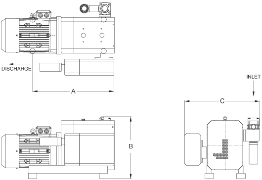 VCX400 Dimensions (Inches)